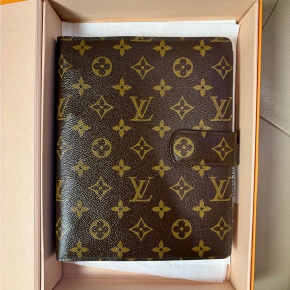 Sold x x x Louis Vuitton Large Ring Agenda cover Vintage monogram - Picture 3 of 14